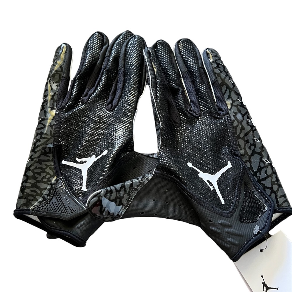 Nike Vapor Jet Jordan Black Football Receiver Gloves J10071-300 Mens Size 2XL